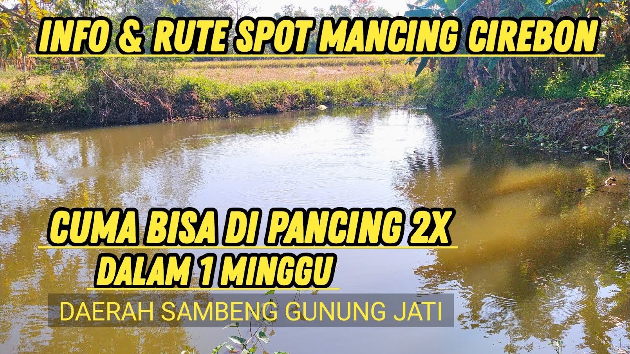 Info spot mancing di Cirebon - karang walem desa Sambeng gunung jati