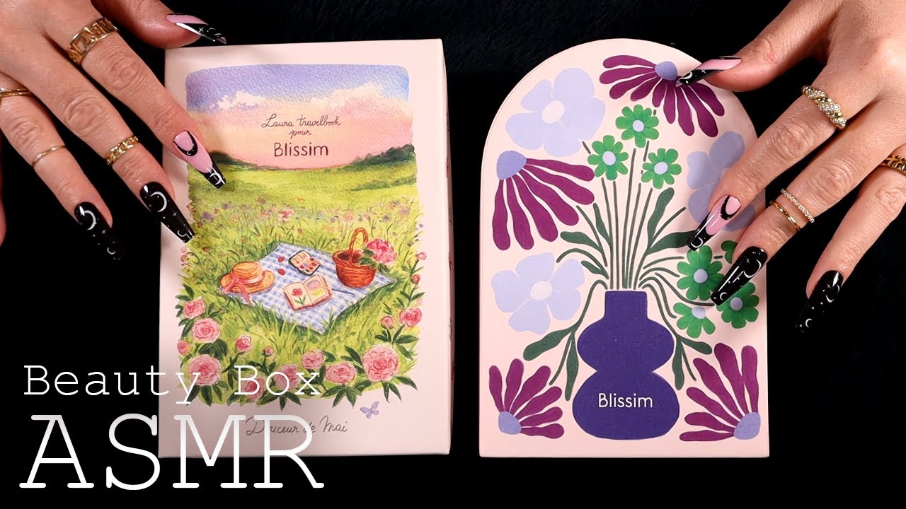 ASMR Blissim ✨DOUBLE✨ Unboxing (🎧 soft spoken, tapping, scratching)