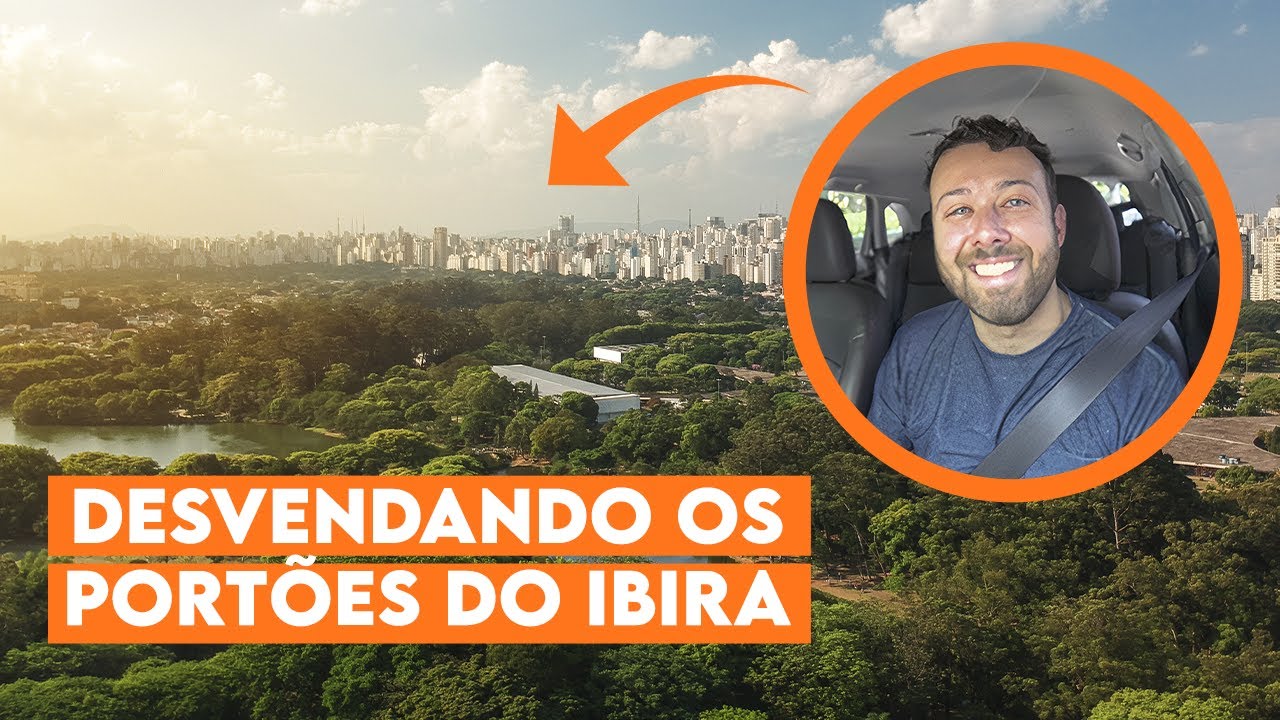 Conheça TODOS os PORTÕES do Parque IBIRAPUERA em um passeio de carro