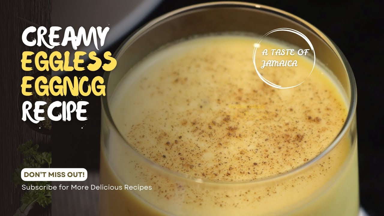 Eggless Eggnog | creamy and delicious