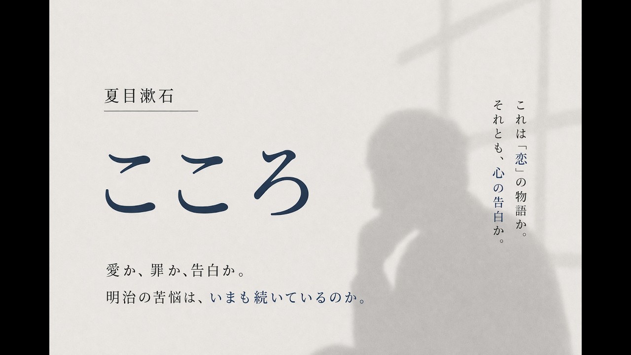 なぜ『こころ』は教科書から消えないのか｜夏目漱石が残した未解決問題