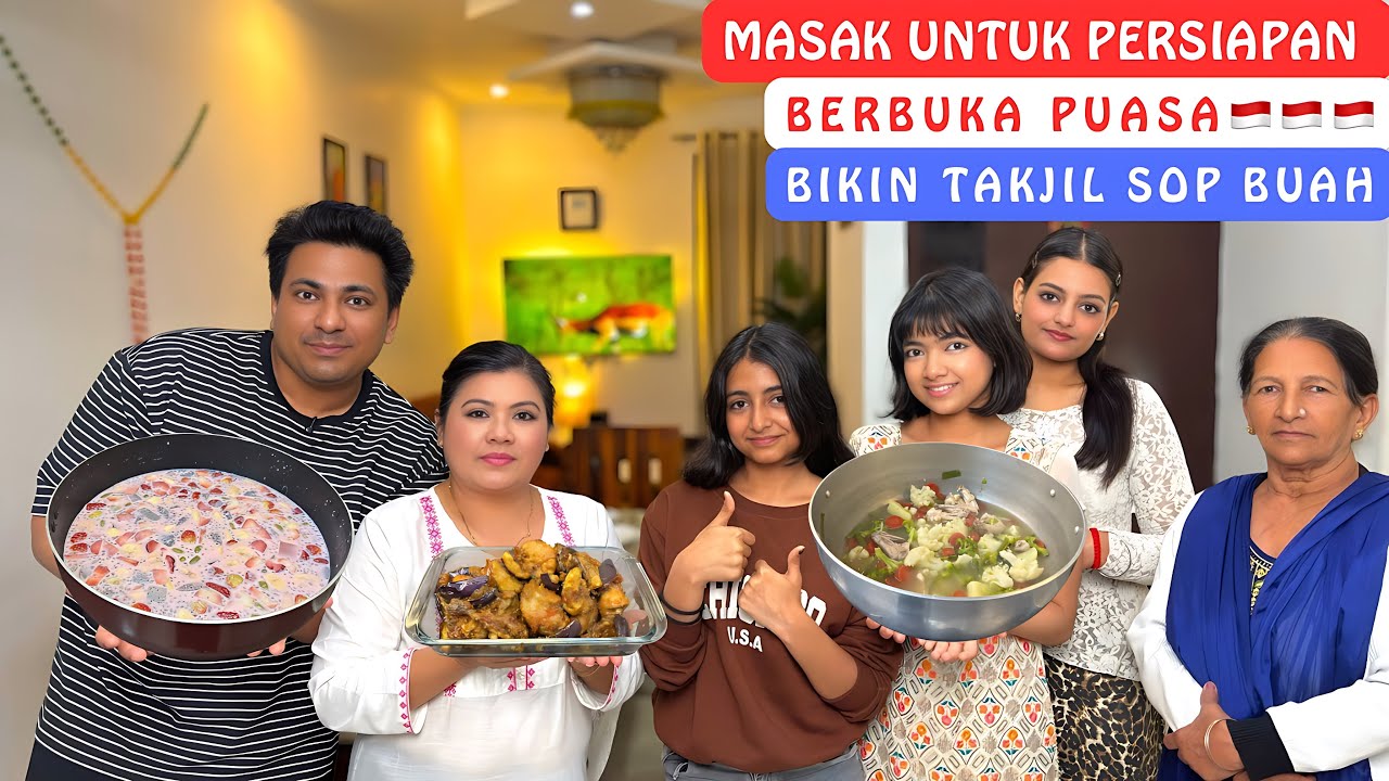 Masak Untuk Persiapan Berbuka Puasa‼️Bikin Takjil Sop Buah‼️