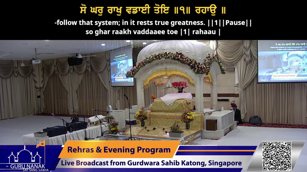 Live Streaming from Sri Guru Nanak Sat Sang Sabha