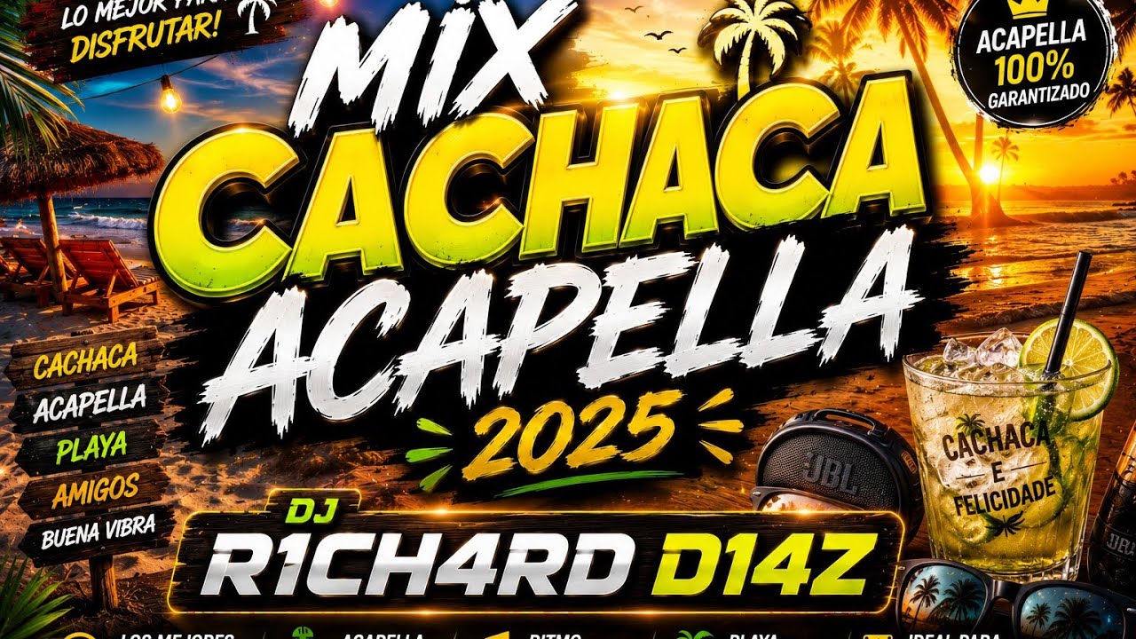 MIX CACHACA ACAPELLA 2025 - DJ R1CH4RD D14Z