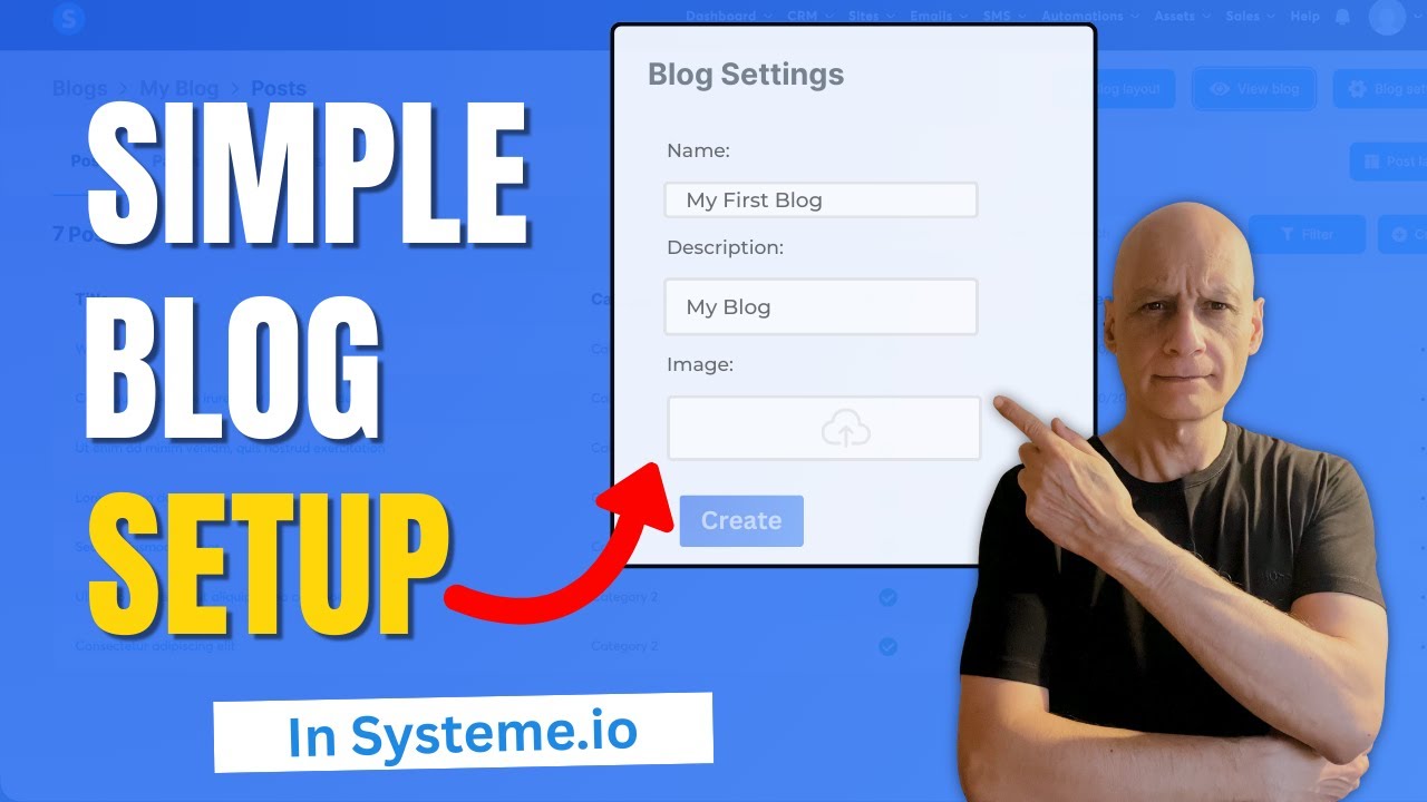 How to set up your first blog in Systeme.io