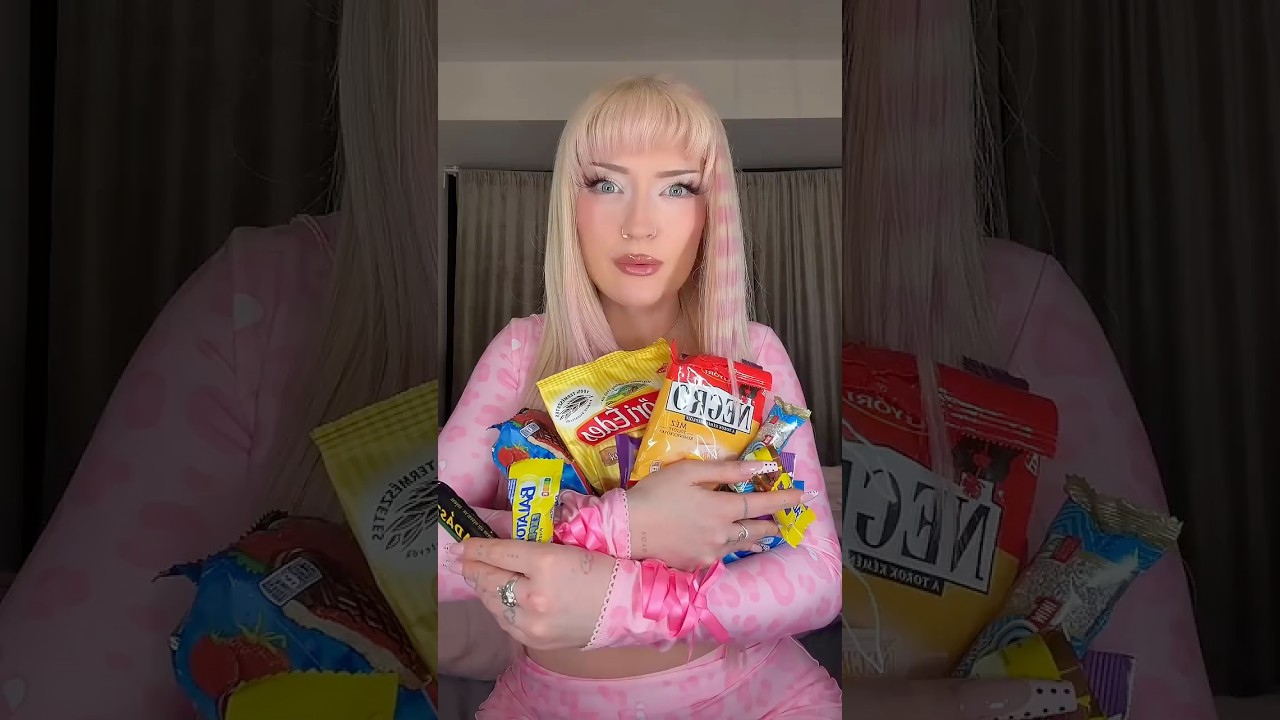 Trying Hungarian snacks 🧐