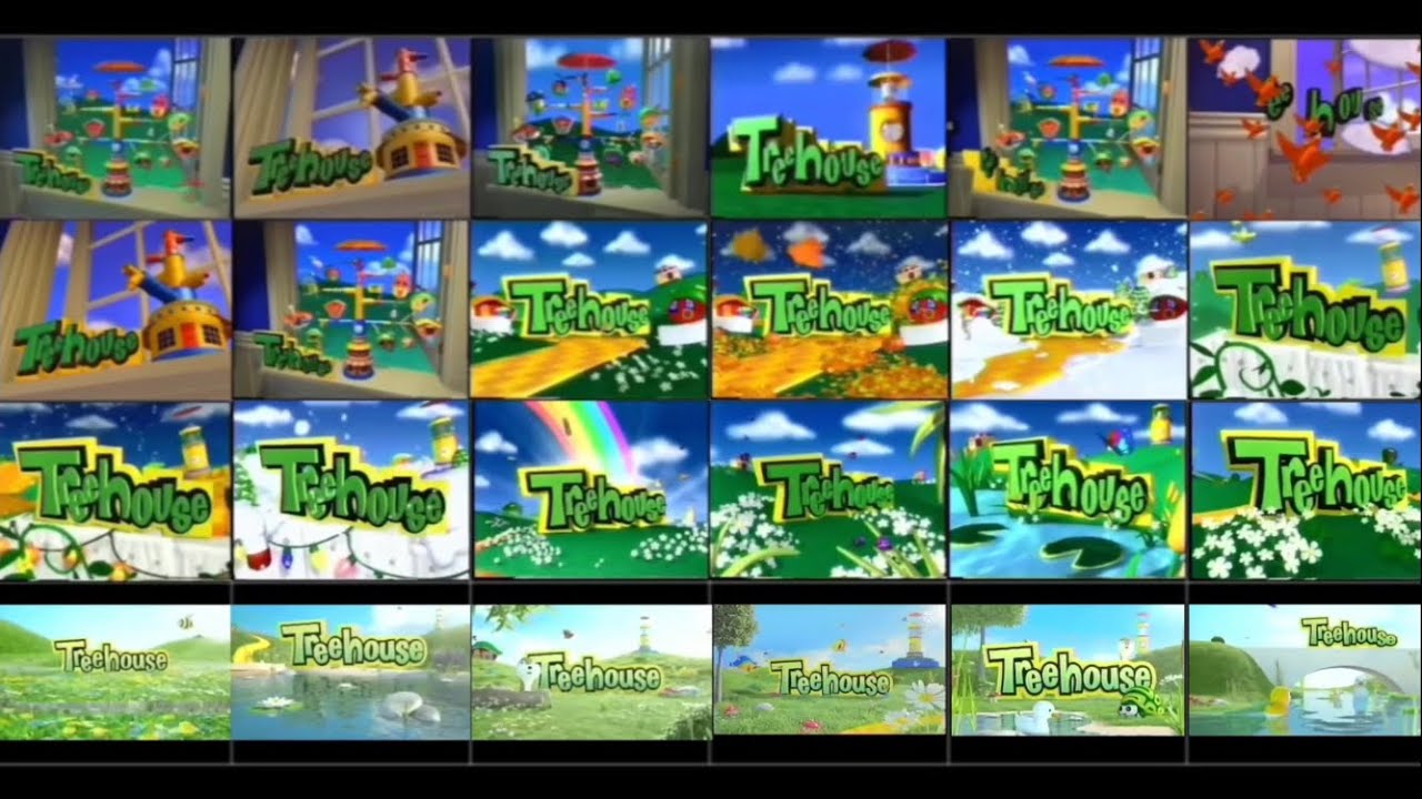 Every Treehouse TV ID Played At The Same Time, But Every “You’re Watching Treehouse” is Synced