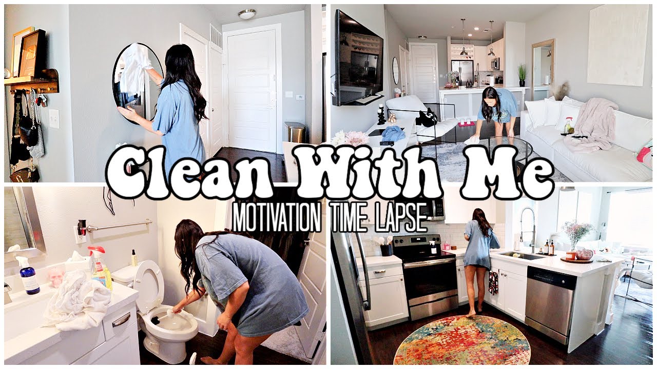 DEEP CLEAN MY ENTIRE APARTMENT WITH ME