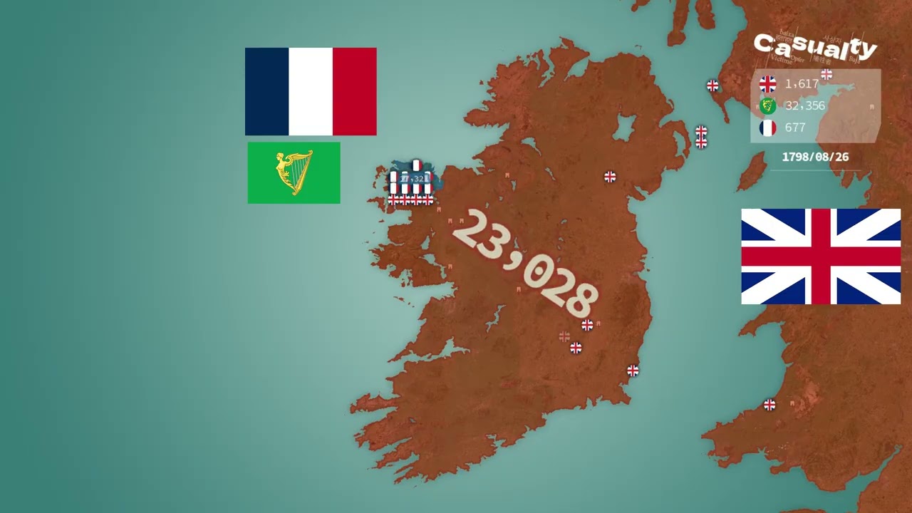 Irish Rebellion of 1798 Using Google Maps | Ireland’s Fight Against British Rule