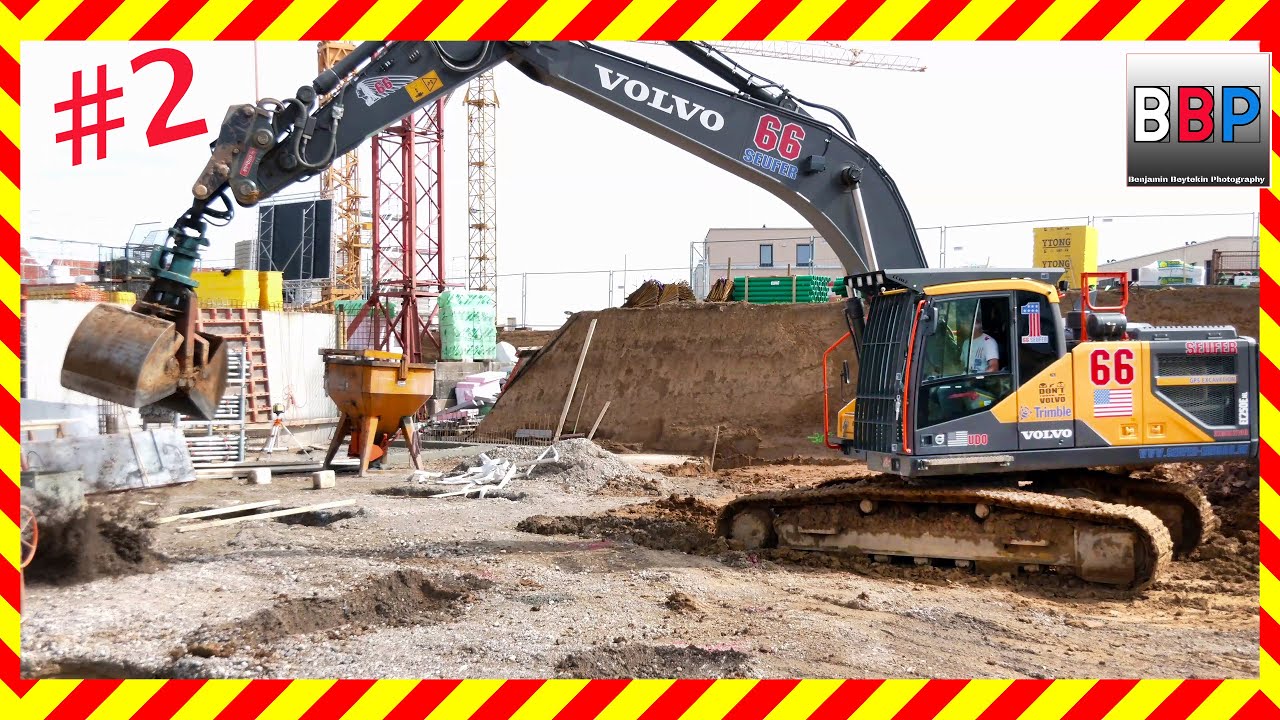 Volvo EC250E mit Greifer, Schwaikheim, Germany, 12.04.2022. #2