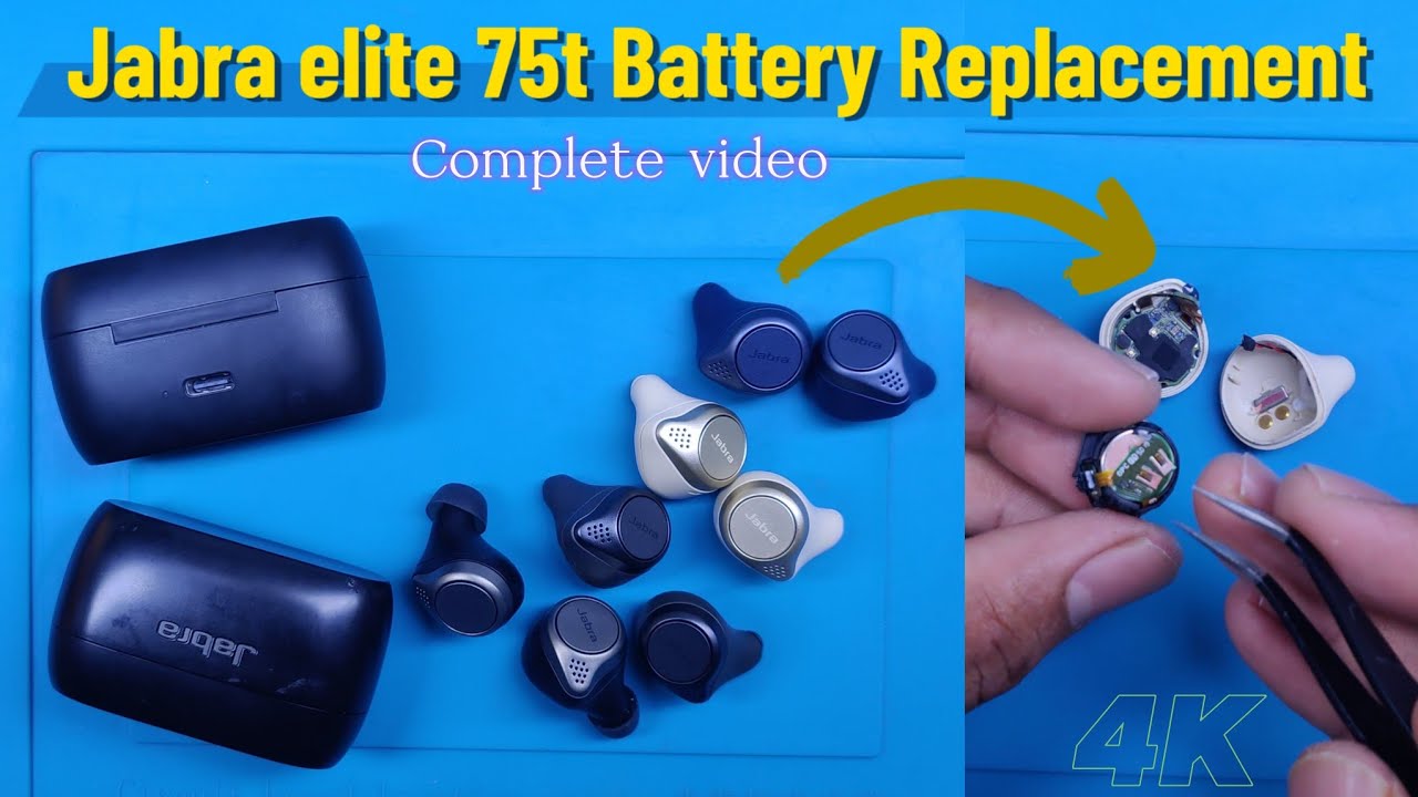 Jabra 75t Battery Replacement | Full video | Step-by-step Guaid