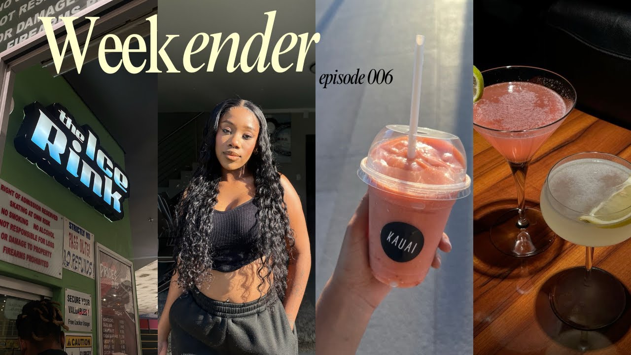 the weekender 006: lunch date, 6:30 am hiking ice skating & more! 🧚🏽‍♀️