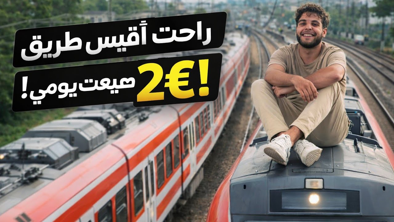 رحت اقيس الطريق وارجع😅 كيف تضيع يومك ب2 يورو 😂😉