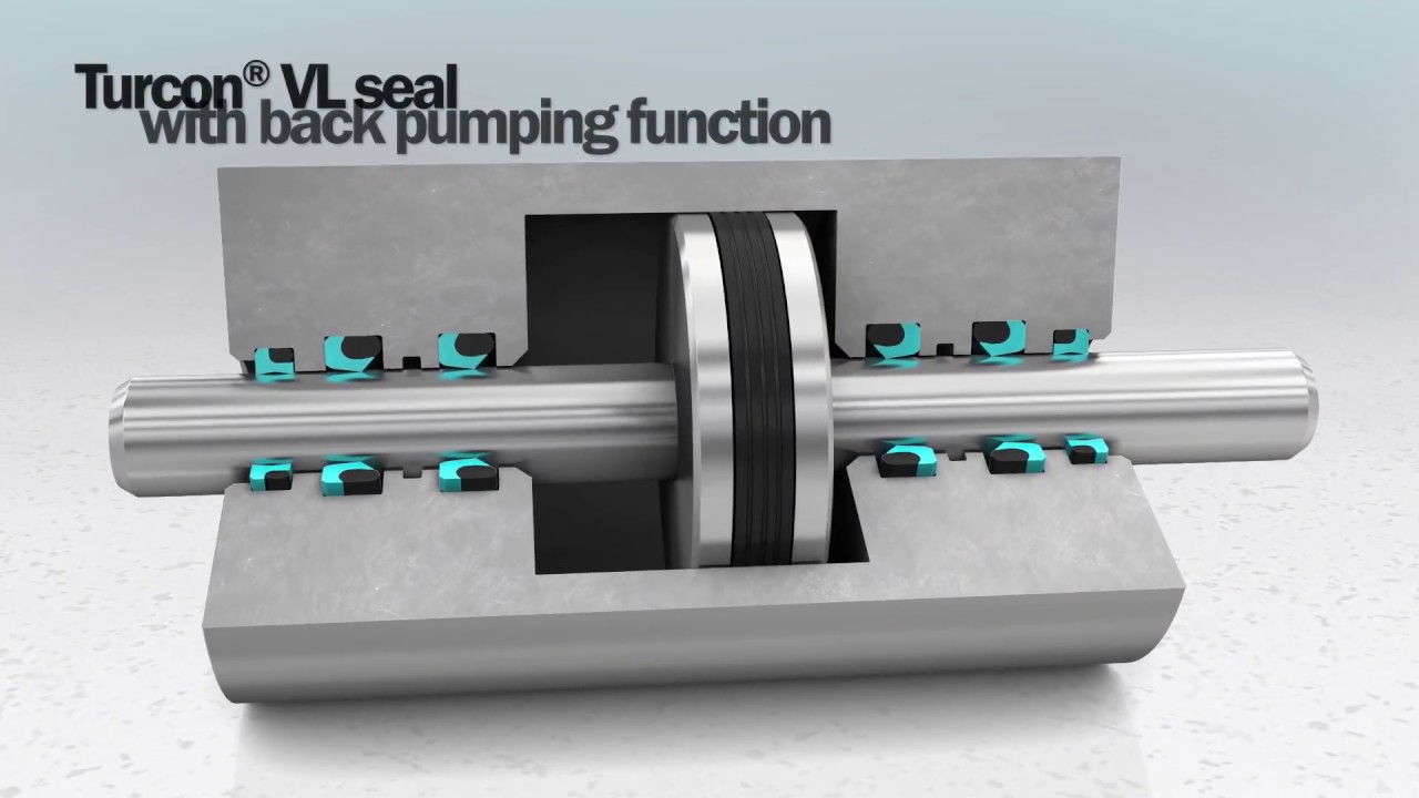 Turcon® VL Seal with active back-pumping