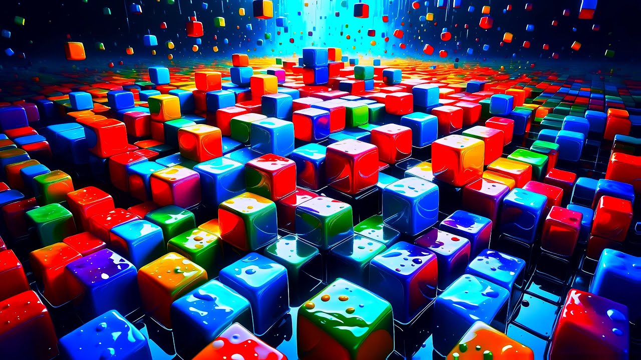 Copyright Free | 4K, Ultra HD | Abstract Colorful Background Video | No Sound | UHD Screensaver