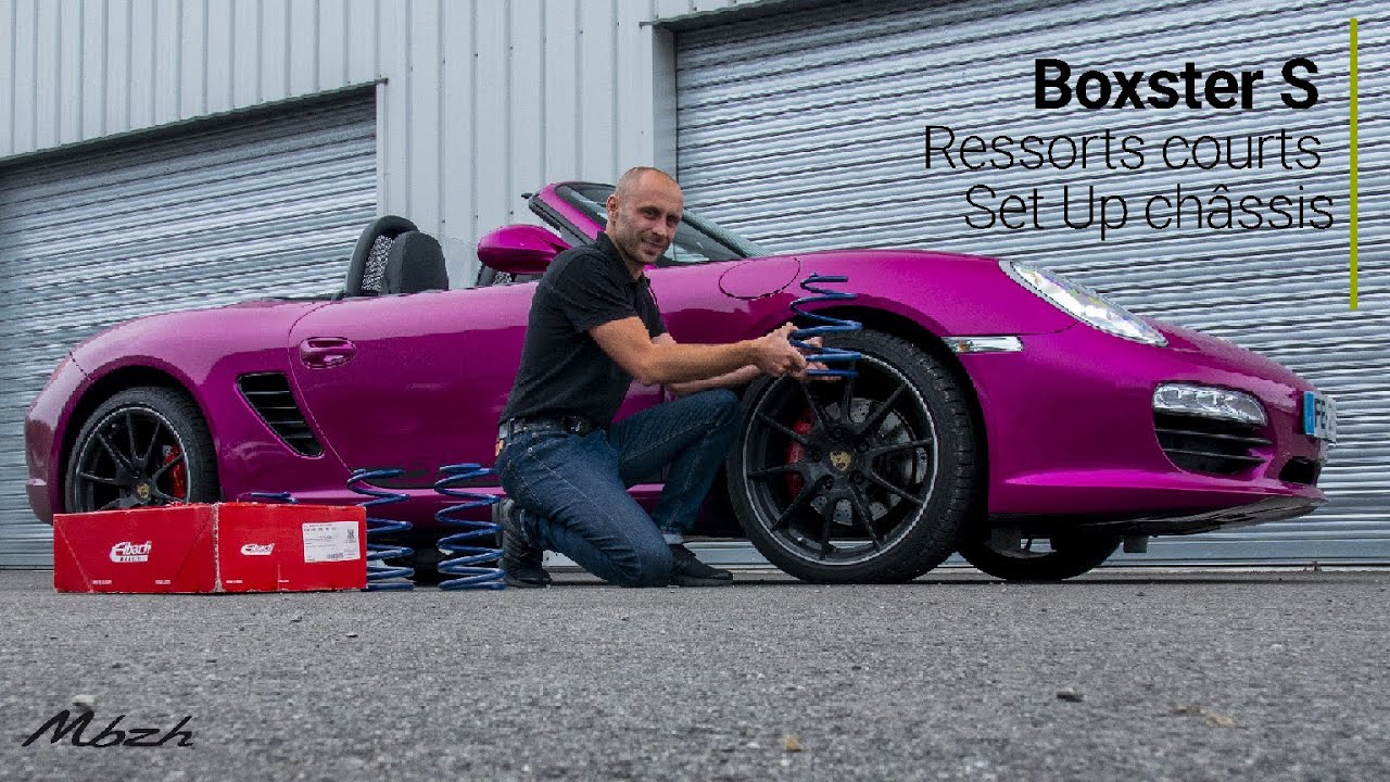 BOXSTER 987S Ressorts Eibach & Set-up Ch&acirc;ssis Mbzh