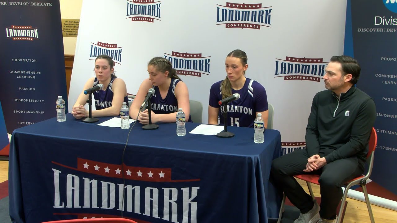 Scranton Women's Basketball Post-Game Press Conference at The Palestra (1/11/2026)