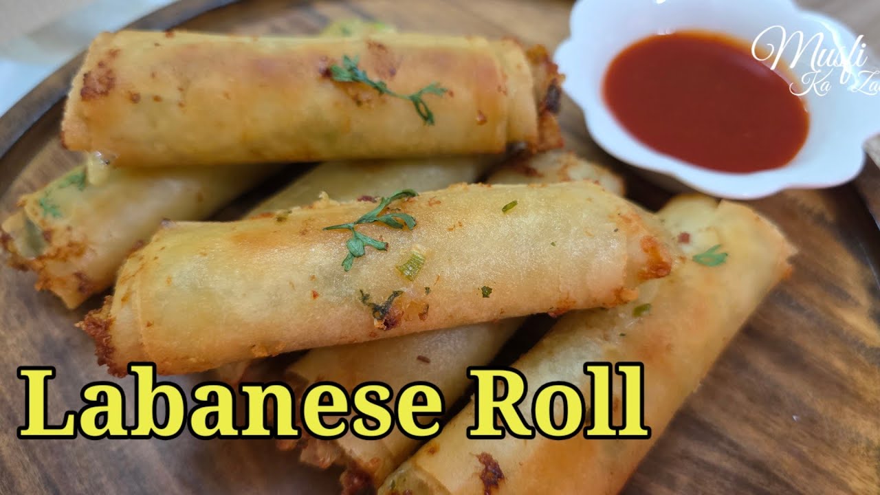 New Labanese Roll Recipe | Ramadan Special Chicken Labanese Roll Recipe 😋 | Labanese Roll By Musfi