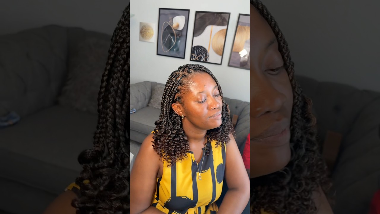 Shoulder length braids 🥰🔥