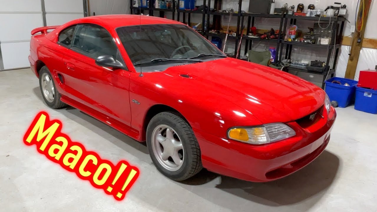 $400 IAA 1997 Mustang GT Gets $1100 FIRE Maaco Paint Job Cheap!!