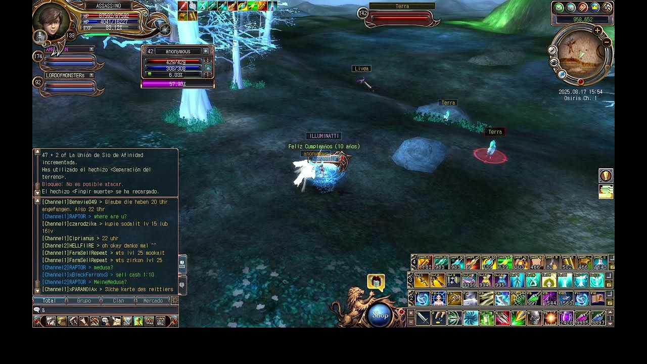 LAST CHAOS FAWKES GAMES - UPANDO ROGUE ASSASSIN CON ARTEFACTO SERAFIN