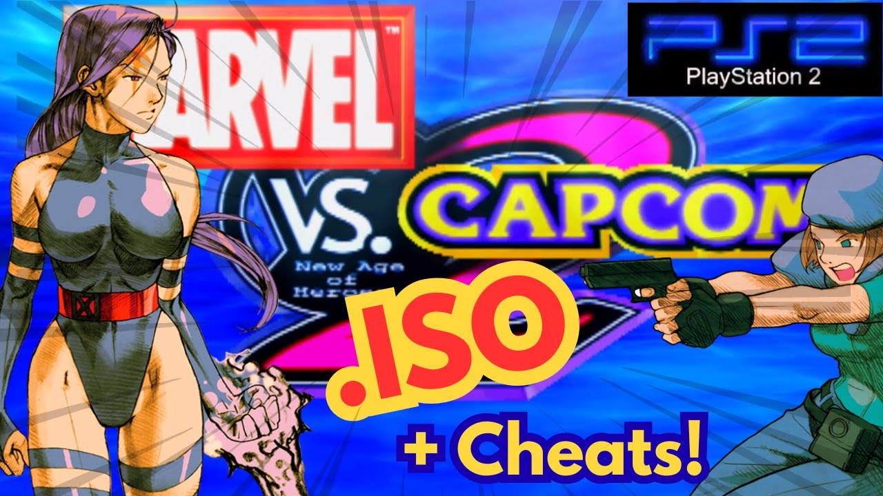 Marvel vs Capcom 2 + Читы/Трюки для PS2/Playstation 2 (.ISO .RAR)