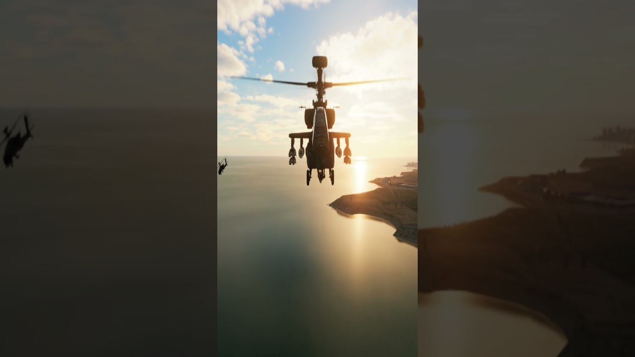 AH-64 Apache Ataque Nocturno.