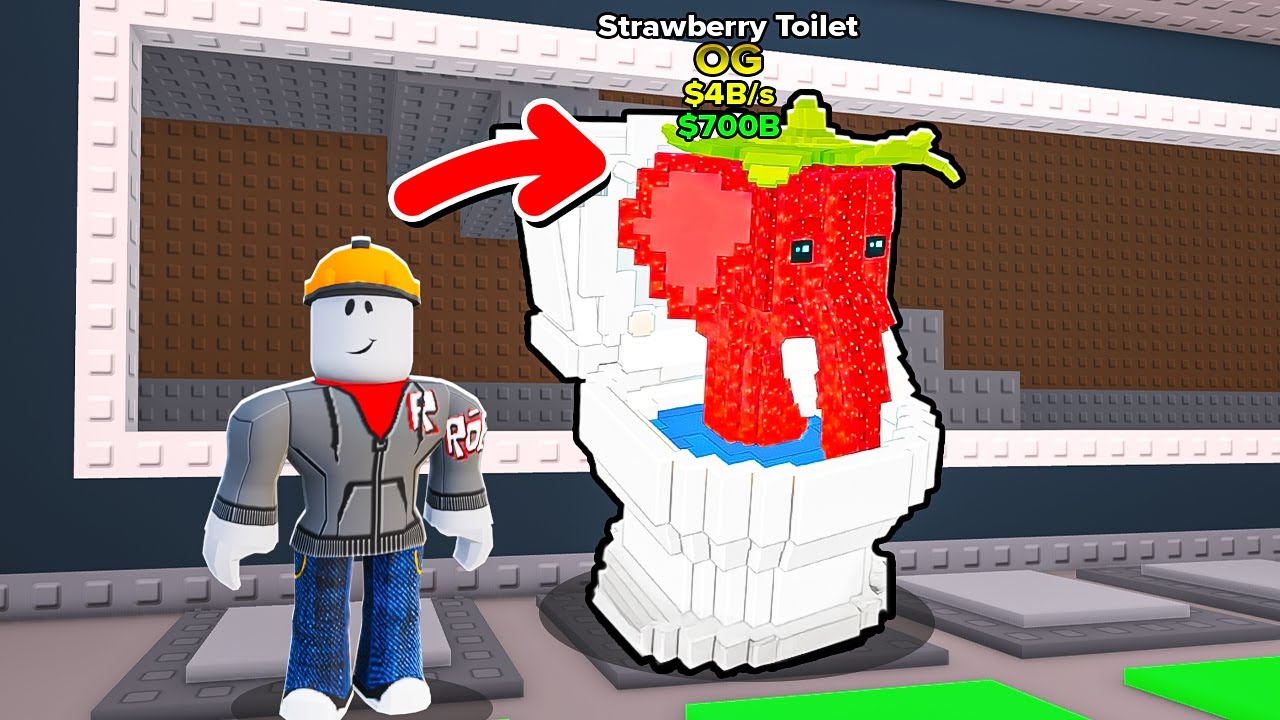 Zdobyłem OG STRAWBERRY TOILET… w Steal a Brainrot