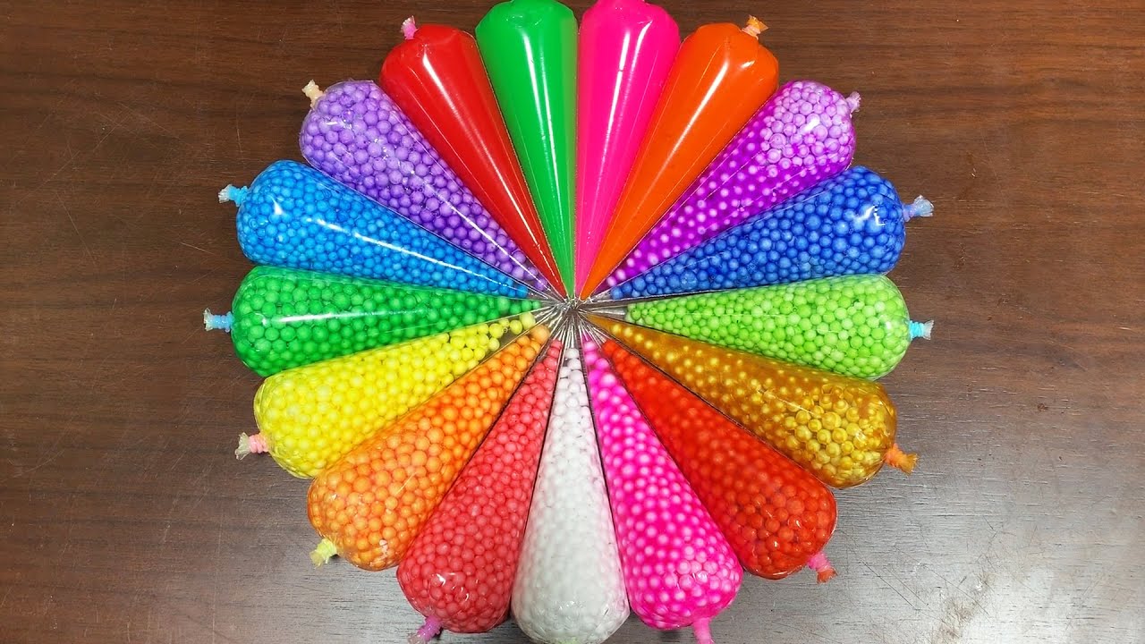 MAKING FOAM Slime With Piping Bags | GLOSSY SLIME | ASMR Slime Videos #2126