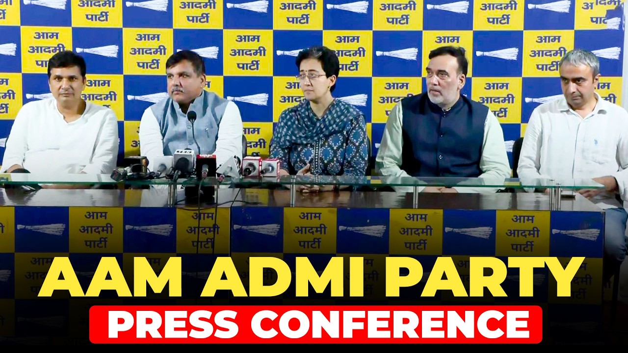 LIVE: AAP Leaders hold News conference | CJP&rsquo;s Parliament March | Sonam Wangchuk |