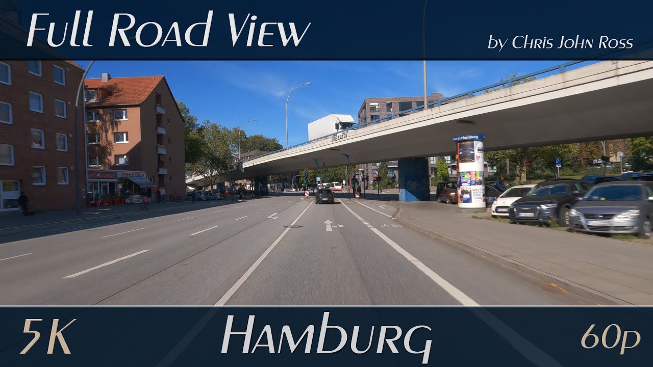 Hamburg, Germany: Barmbek-Nord, Ohlsdorf - Fuhlsbüttler Straße - 5K (2880p/60p)