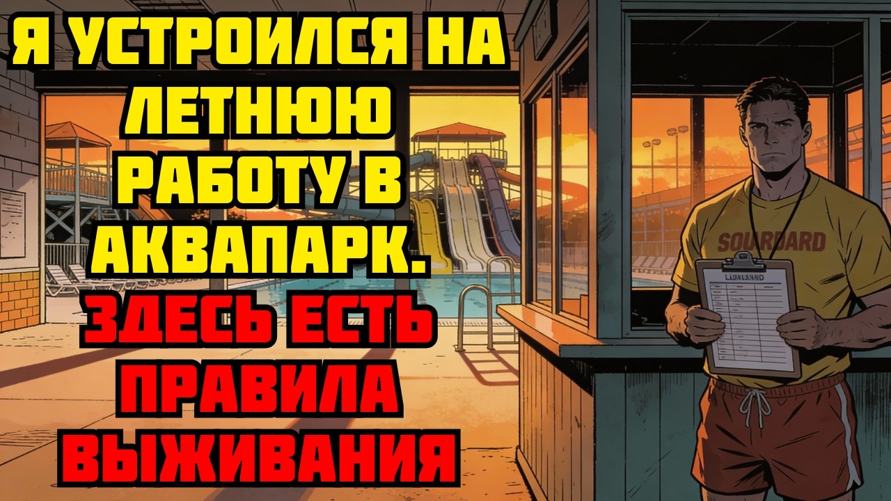 Я устроился на летнюю работу в аквапарк. Здесь есть правила выживания