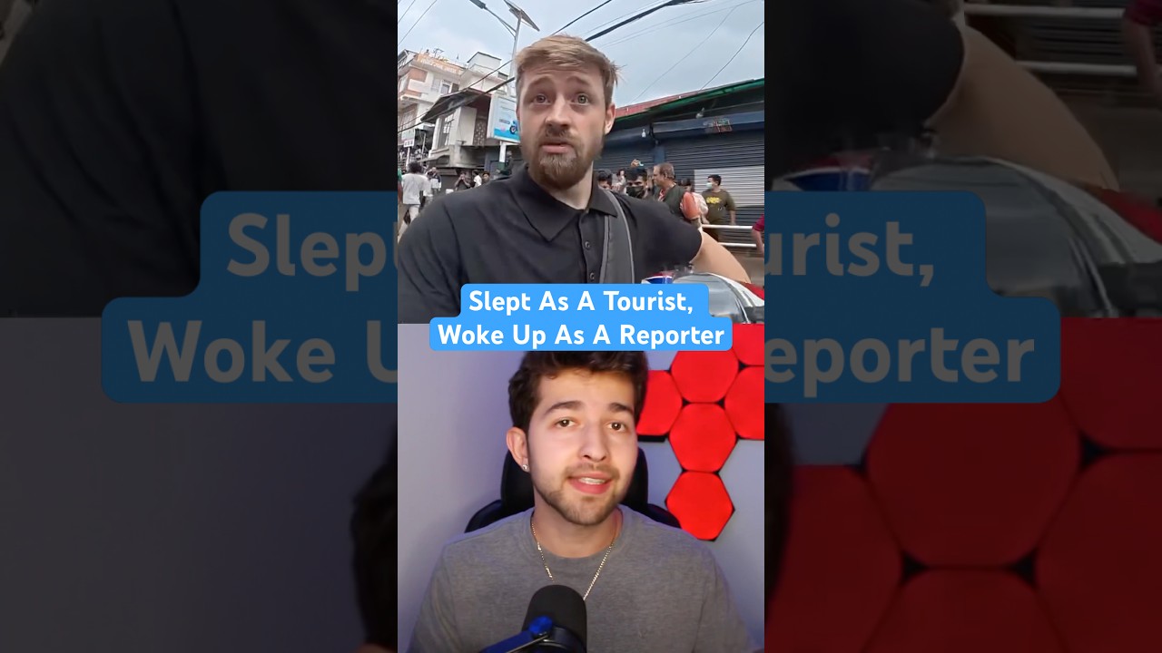 British Vlogger Accidently Joins Nepal Protest | wehatethecold