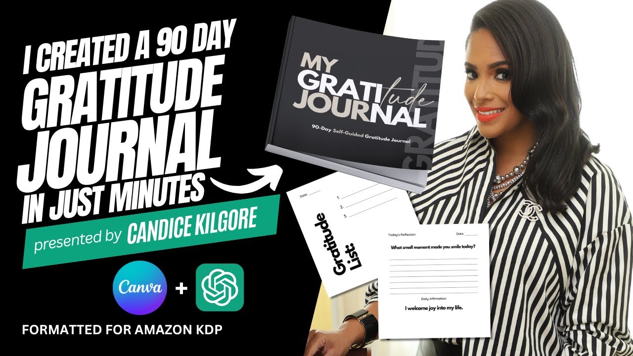I Created a 90-Day Gratitude Journal with ChatGPT and Canva in Minutes