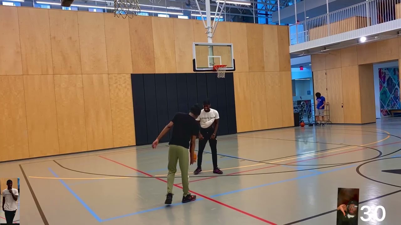 First To 55 1v1 Basketball Game 🏀 (Ramadan Edition) #viral #basketball 