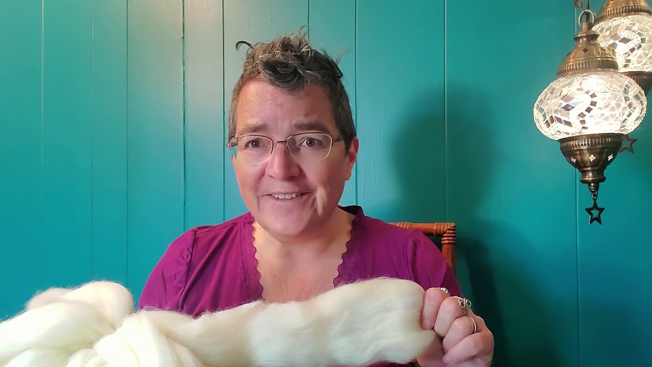 Spinning from the fold - Shropshire wool