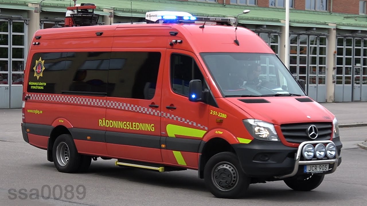 Räddningstjänsten Storgöteborg Gårda brandstation utryckning [SE | 5.2016]