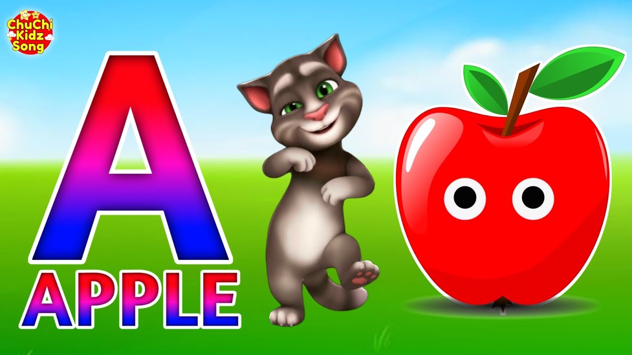Песенка про алфавит - Алфавит - ABC и 123 - A для яблока 🍎 - Фонетика - Детские песни и стишки дл...