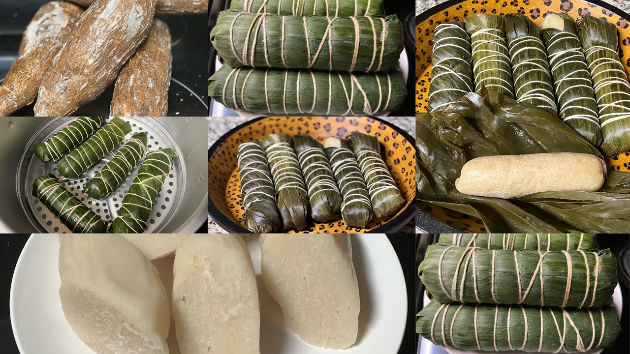 EXPLICATIONS DE A~Z|| COMMENT FAIRE LE BÂTON DE MANIOC | KWANGA| PLACALI | CASSAVA FUFU |CHIKWUANGUE
