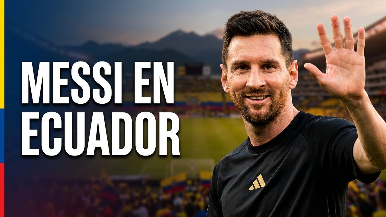 LIONEL MESSI, UN GIGANTE EN EL FÚTBOL MUNDIAL VISITÓ ECUADOR 