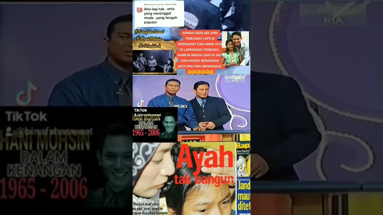 Al-Fatihah Buat Arwah Hani Mohsin