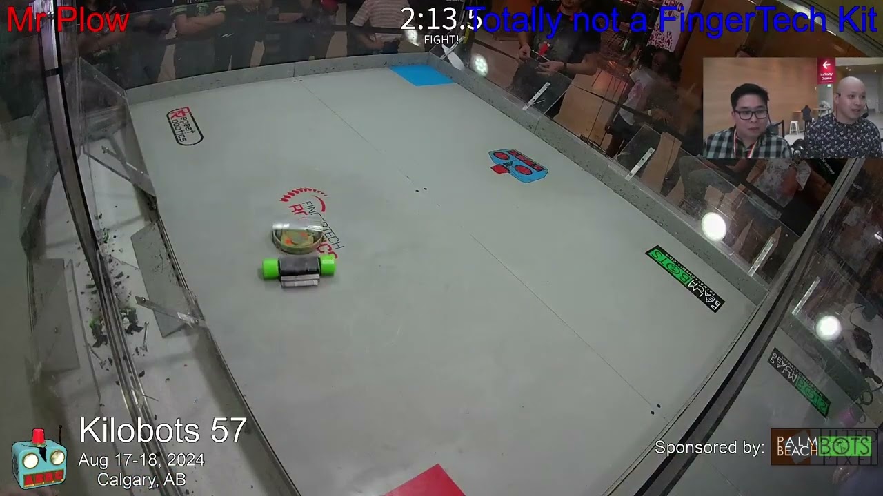 Mr. Plow vs. Totally Not a FingerTech Kit [Antweight Rookies] - Kilobots 57