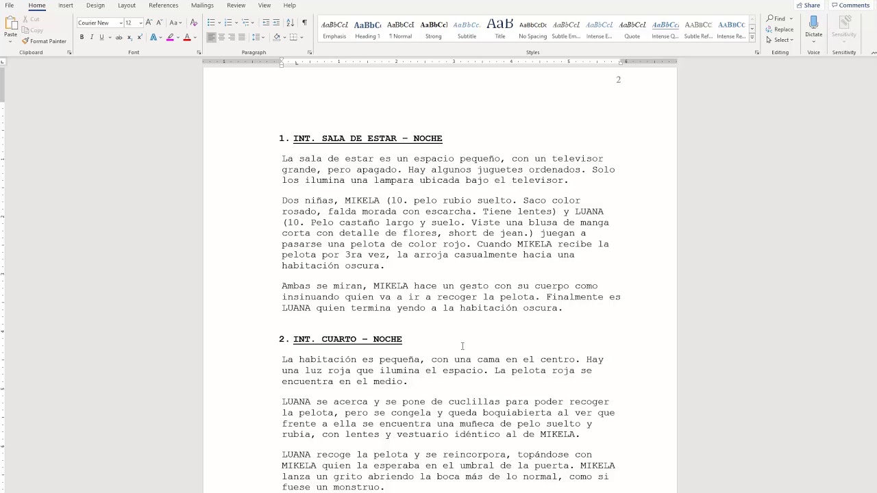 VIDEOTUTORIAL: GUION LITERARIO