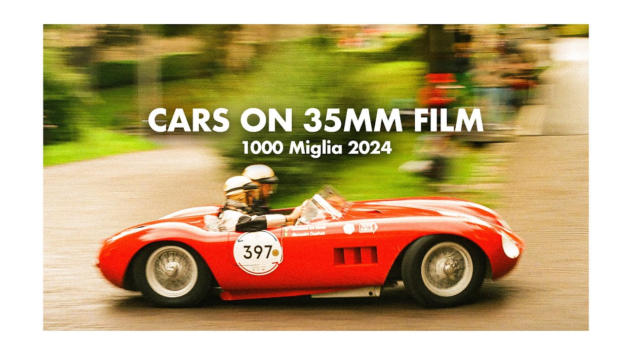 📸 CAR PHOTOGRAPHY ON 35MM FILM: Canon FTb QL and Kodak Ultramax 400 / Mille Miglia 2024, Italy