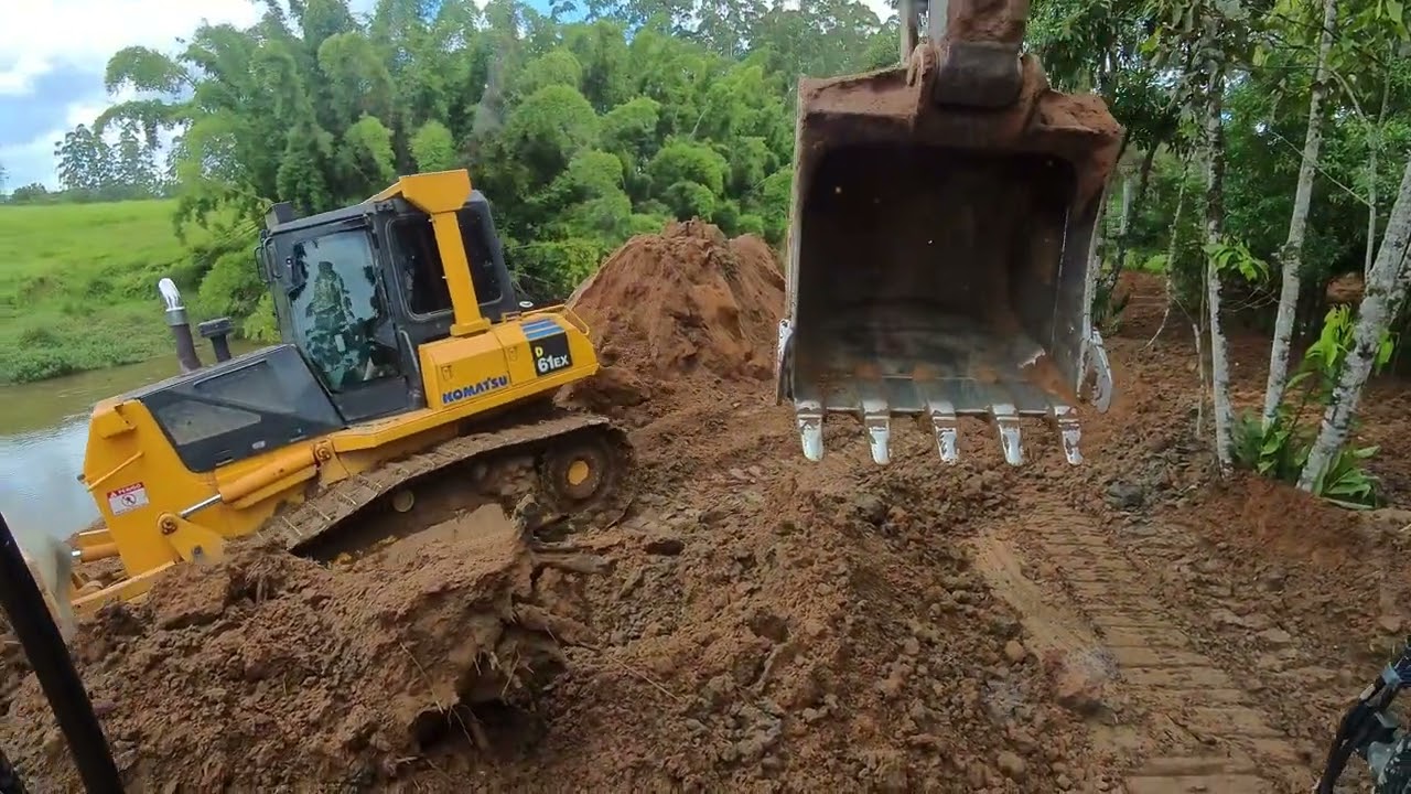 continuando limpeza com 3 máquinas pressão