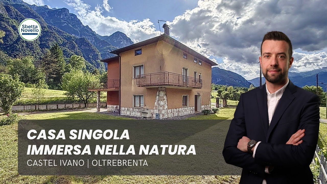 CASA SINGOLA IMMERSA NELLA NATURA | TRENTINO | VALSUGANA | CASTEL IVANO