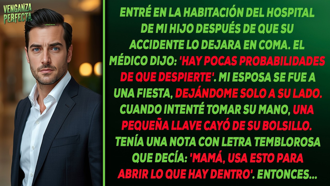 Mi esposa se fue a una fiesta mientras nuestro hijo moría; luego encontré una llave en su bolsillo.