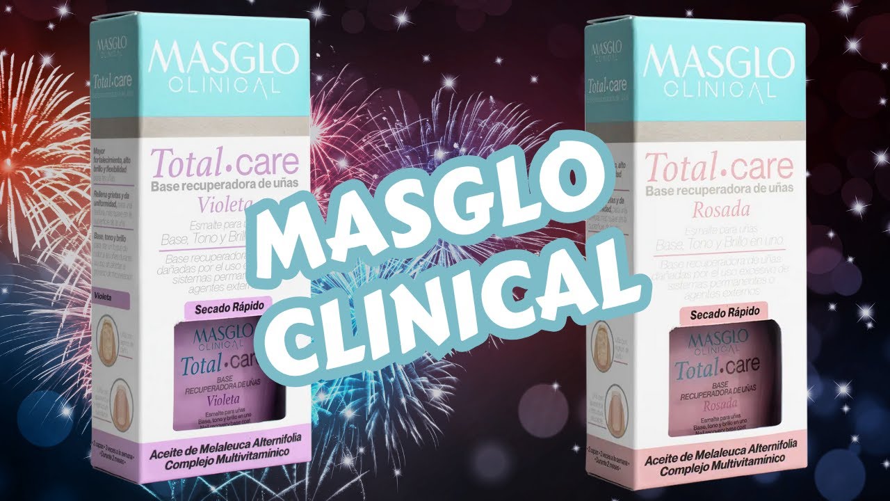 BASES MASGLO CLINICAL TOTAL CARE 💅 ROSADA Y VIOLETA – PARTE 2