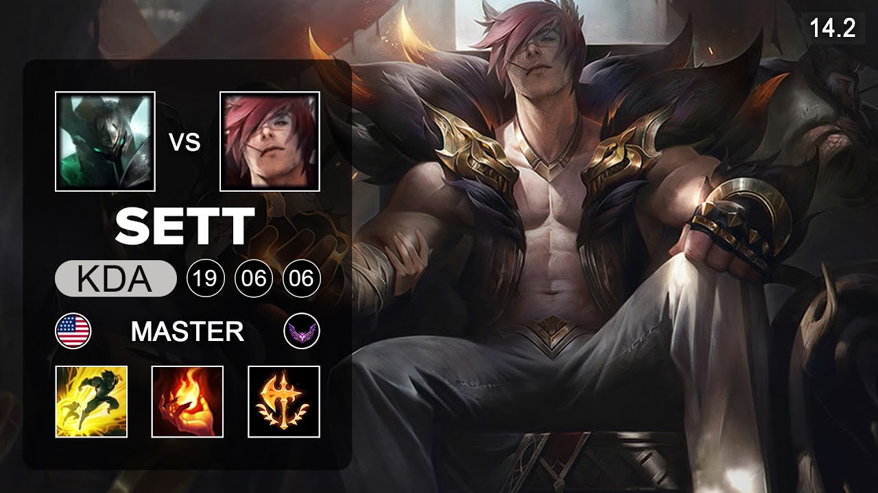 Sett vs Mordekaiser TOp - NA Master - Patch 14.2 Season 14