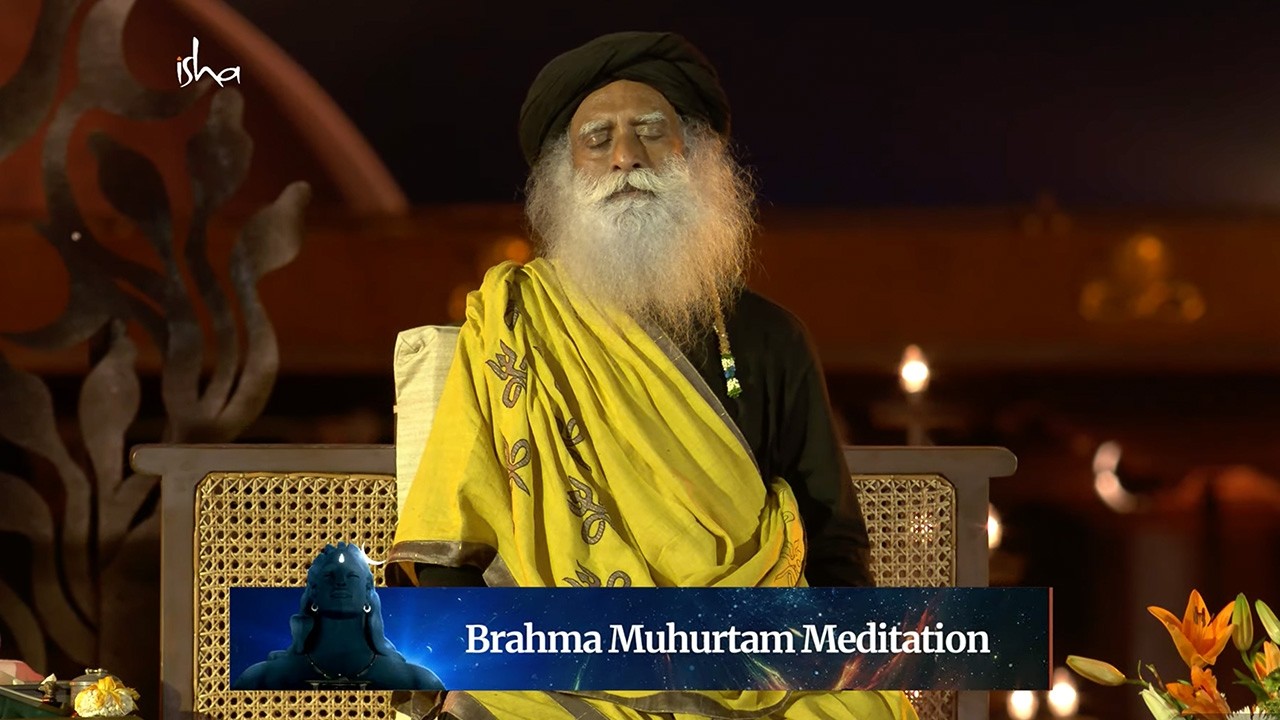 Brahma Muhurta Meditation By Sadhguru | #shivaratri2026 | Isha Foundation